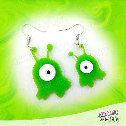 BRAIN SLUG EARRINGS | Futurama Inspired