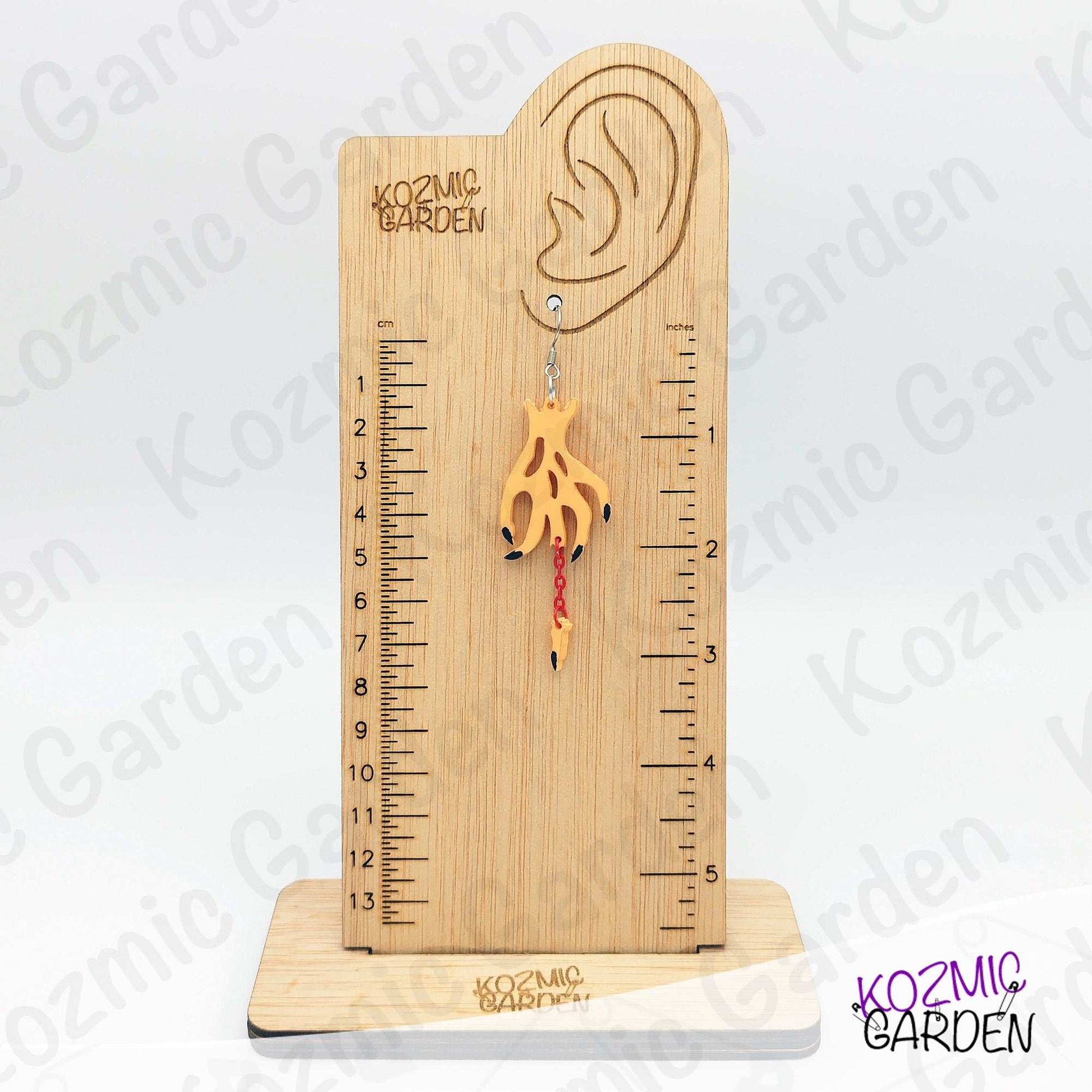 Chopped Finger Witch Hand Earrings – Gory Jewlery for Halloween!