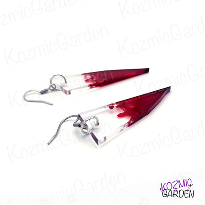 BROKEN GLASS EARRINGS | Embrace the Darkness!