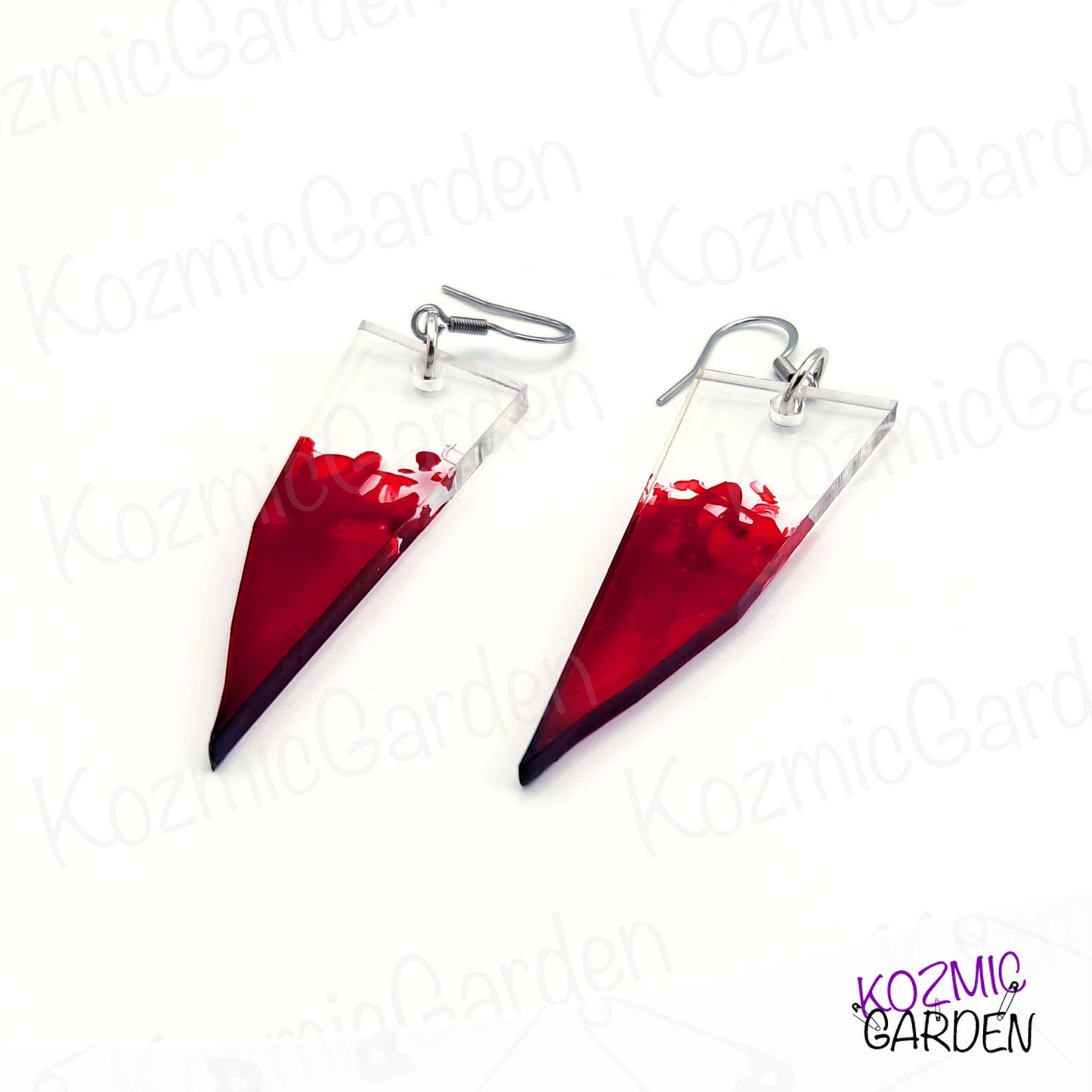 BROKEN GLASS EARRINGS | Embrace the Darkness!