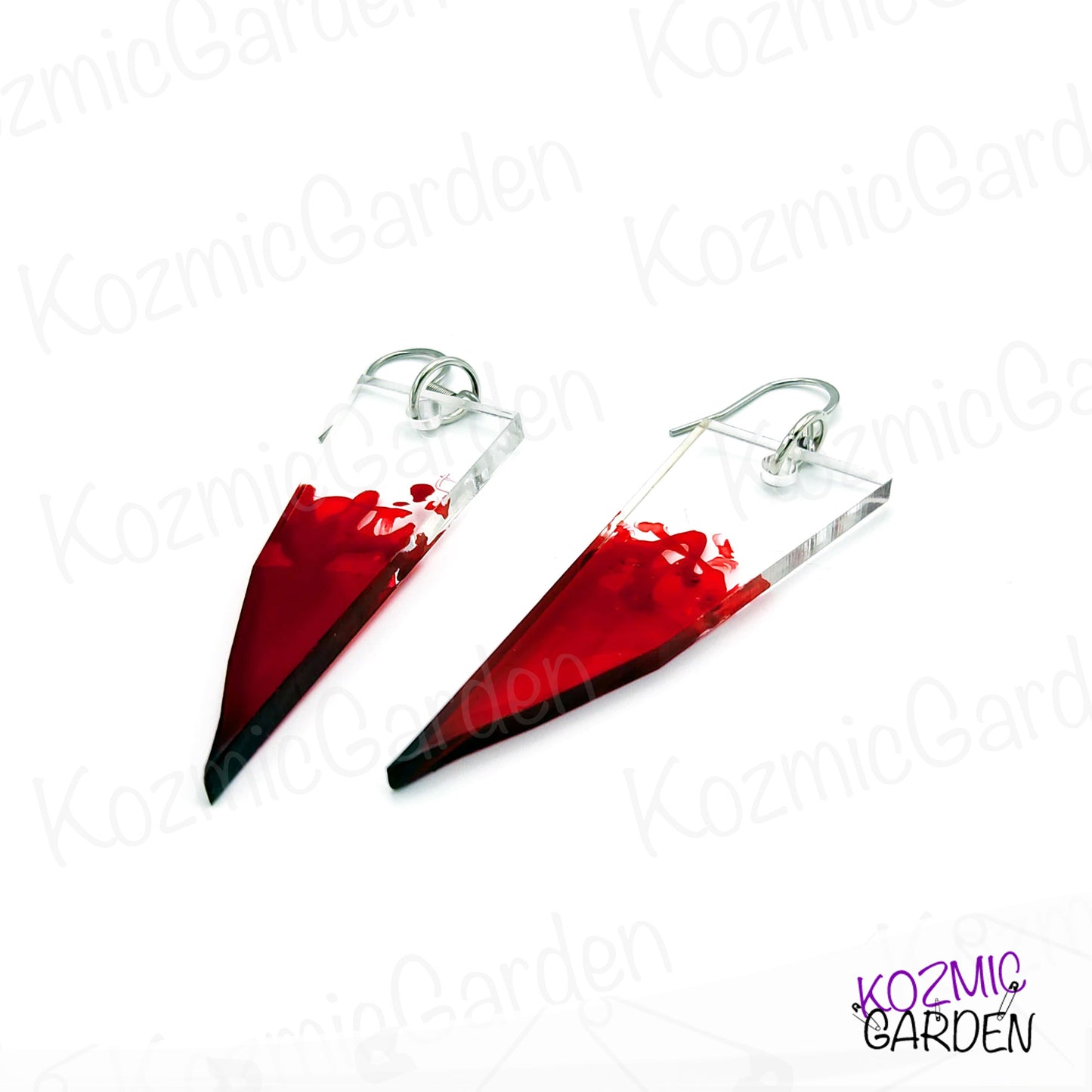 BROKEN GLASS EARRINGS | Embrace the Darkness!