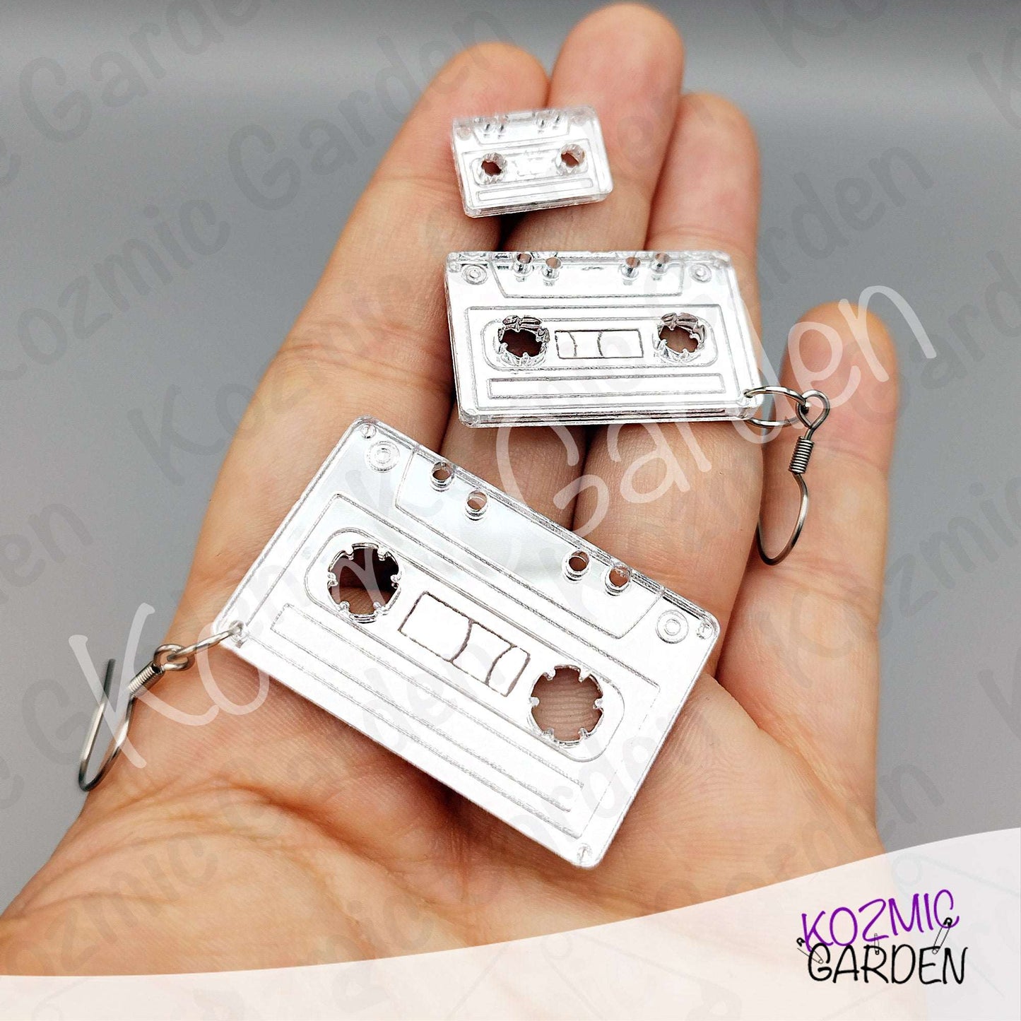 Cassette Tape Earrings | Retro Mixtape Jewelry – Nostalgic 80s Vibes Gift