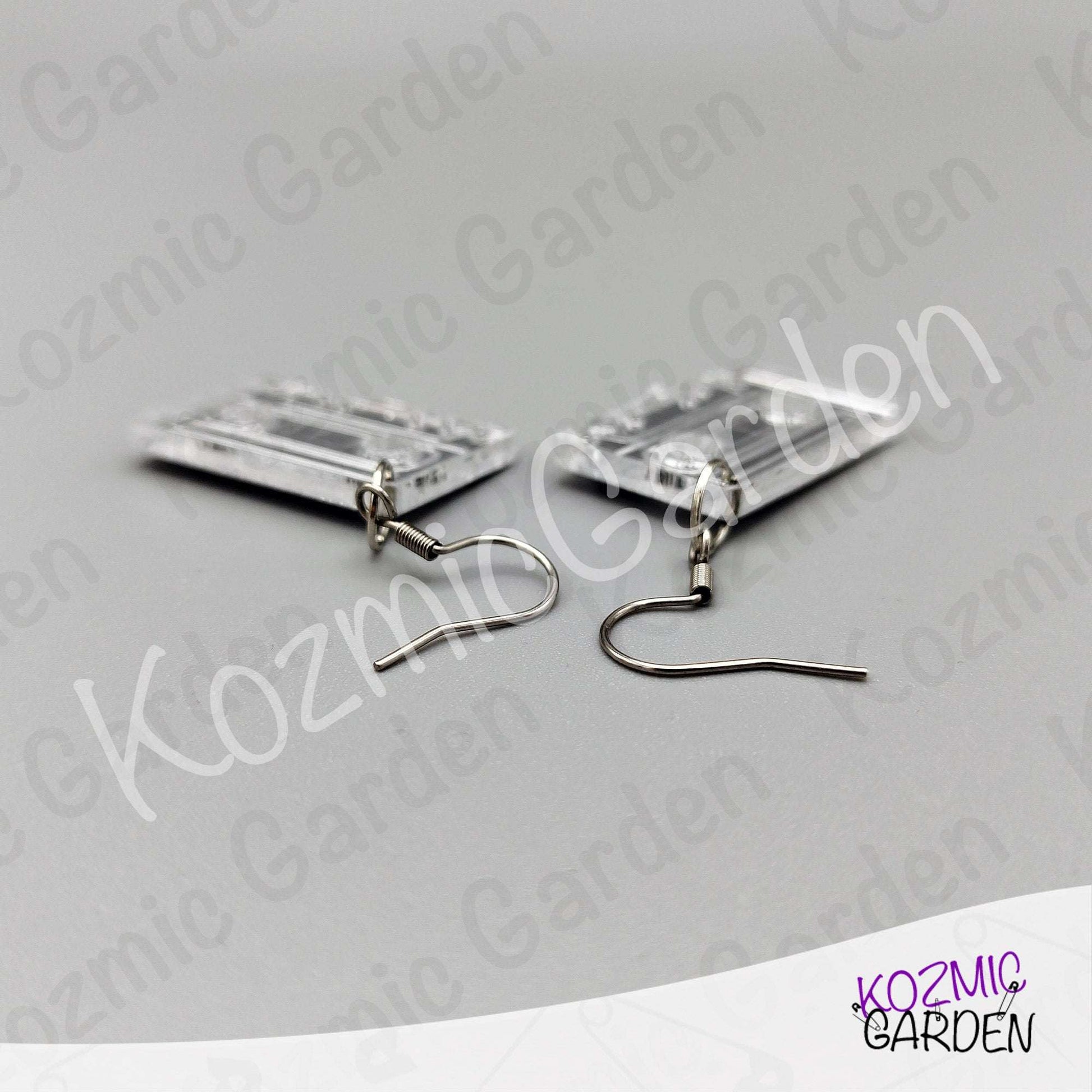 Cassette Tape Earrings | Retro Mixtape Jewelry – Nostalgic 80s Vibes Gift