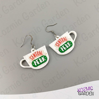 Central Perk Mug Earrings –  Friends TV Show Inspired Jewelry