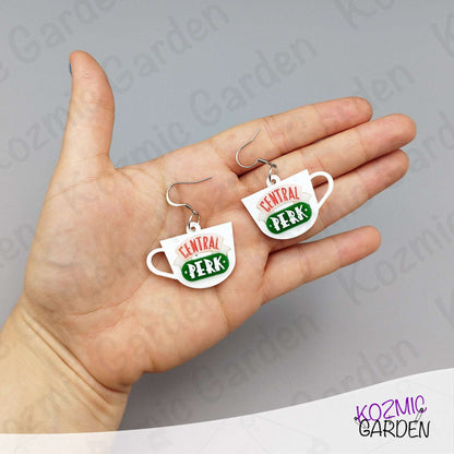 Central Perk Mug Earrings –  Friends TV Show Inspired Jewelry