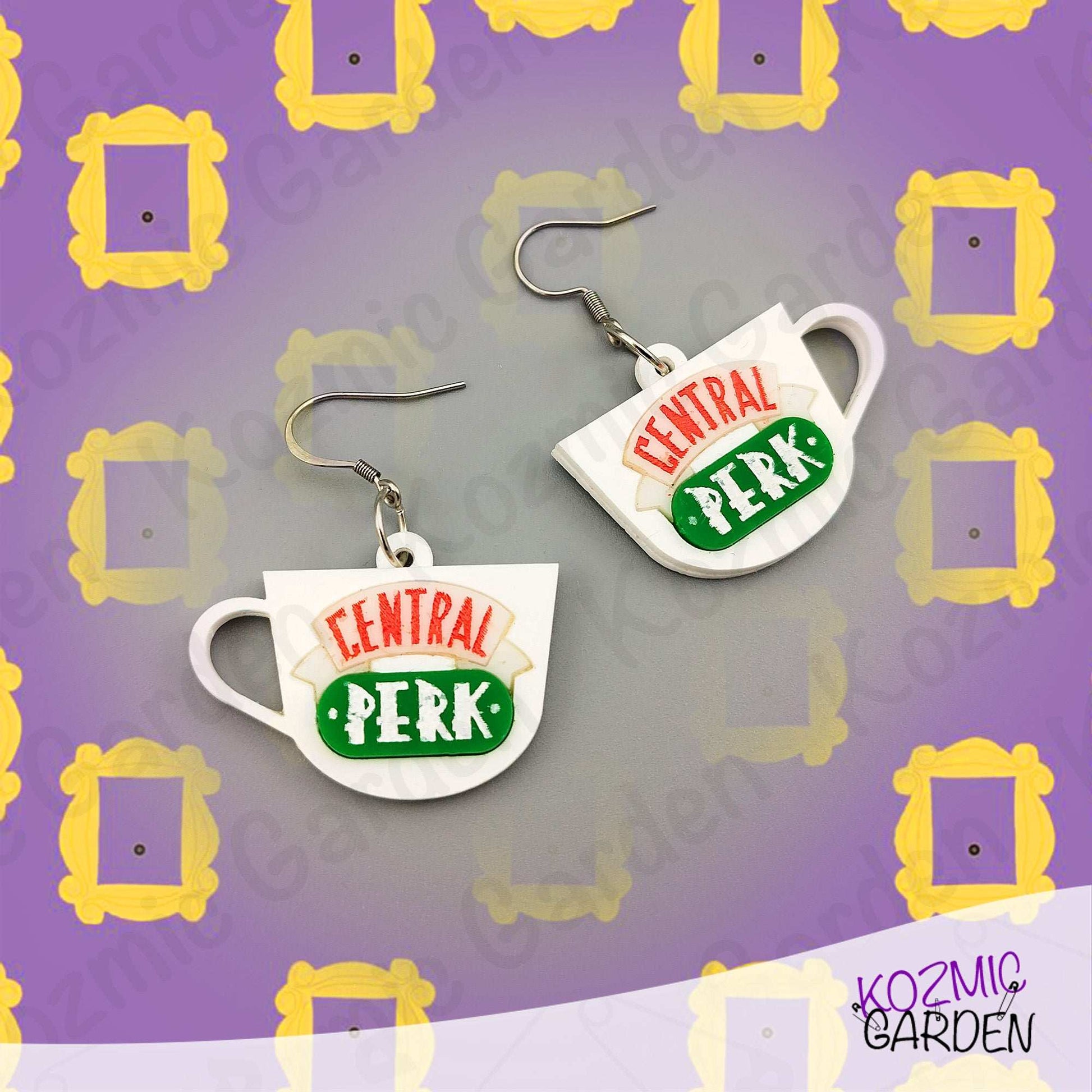 Central Perk Mug Earrings –  Friends TV Show Inspired Jewelry