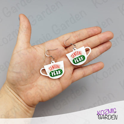 Central Perk Mug Earrings –  Friends TV Show Inspired Jewelry
