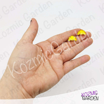 Croissant Stud Earrings | Parisian Foodie Jewelry