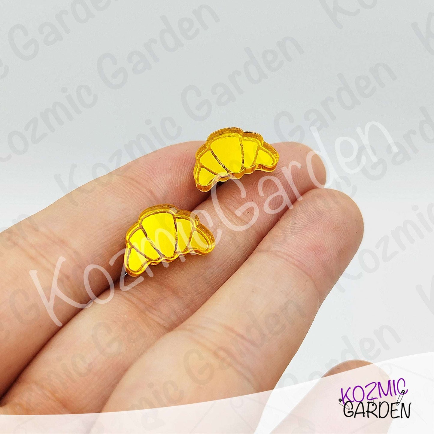 Croissant Stud Earrings | Parisian Foodie Jewelry