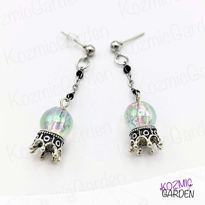 CRYSTAL BALL EARRINGS | Embrace the Mystical Aura