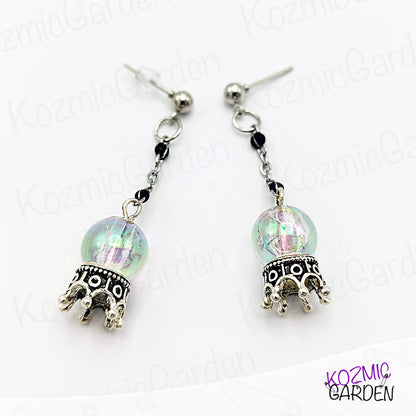 CRYSTAL BALL EARRINGS | Embrace the Mystical Aura