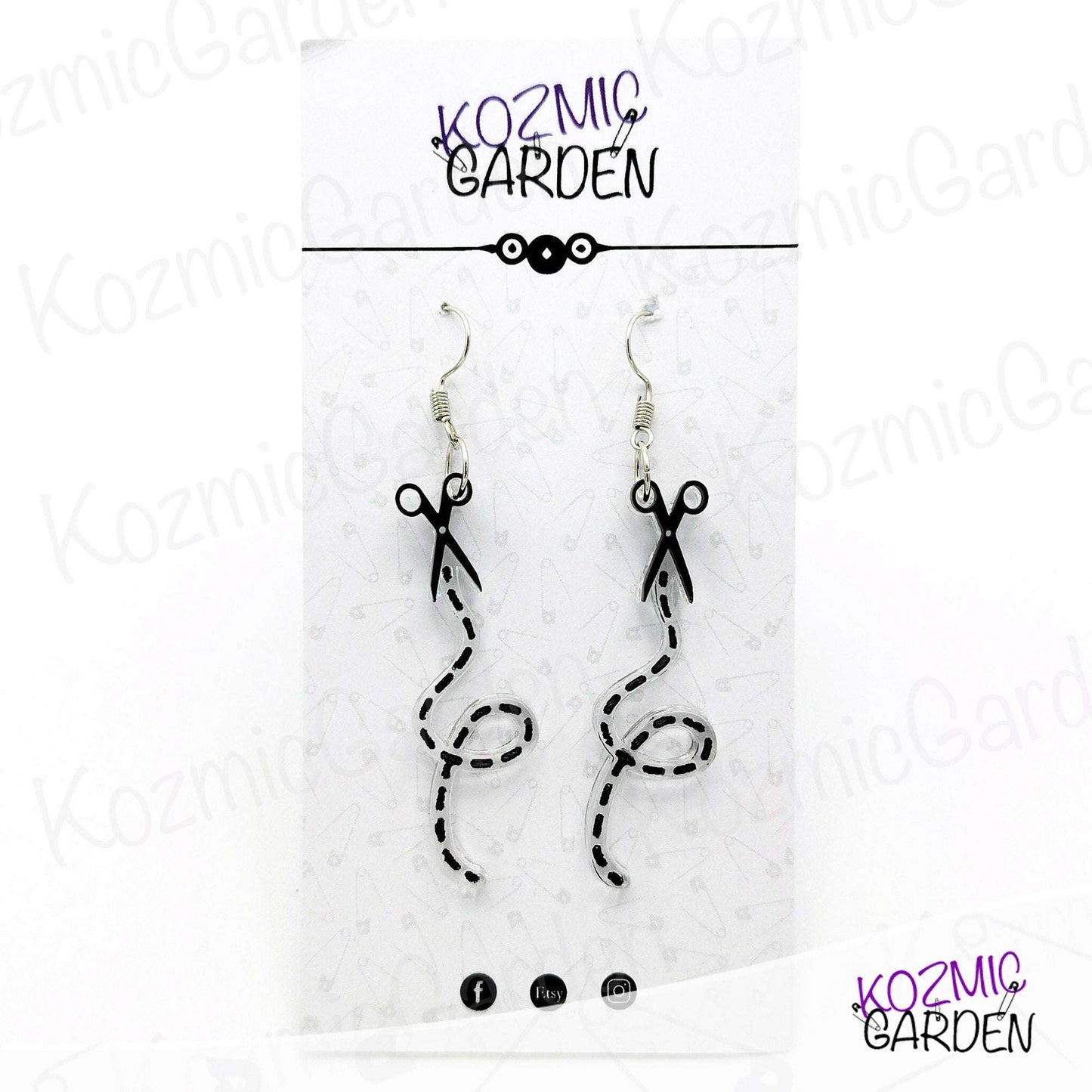 CUTTING SCISSORS EARRINGS | Snip, snip! Unleash your creativity!