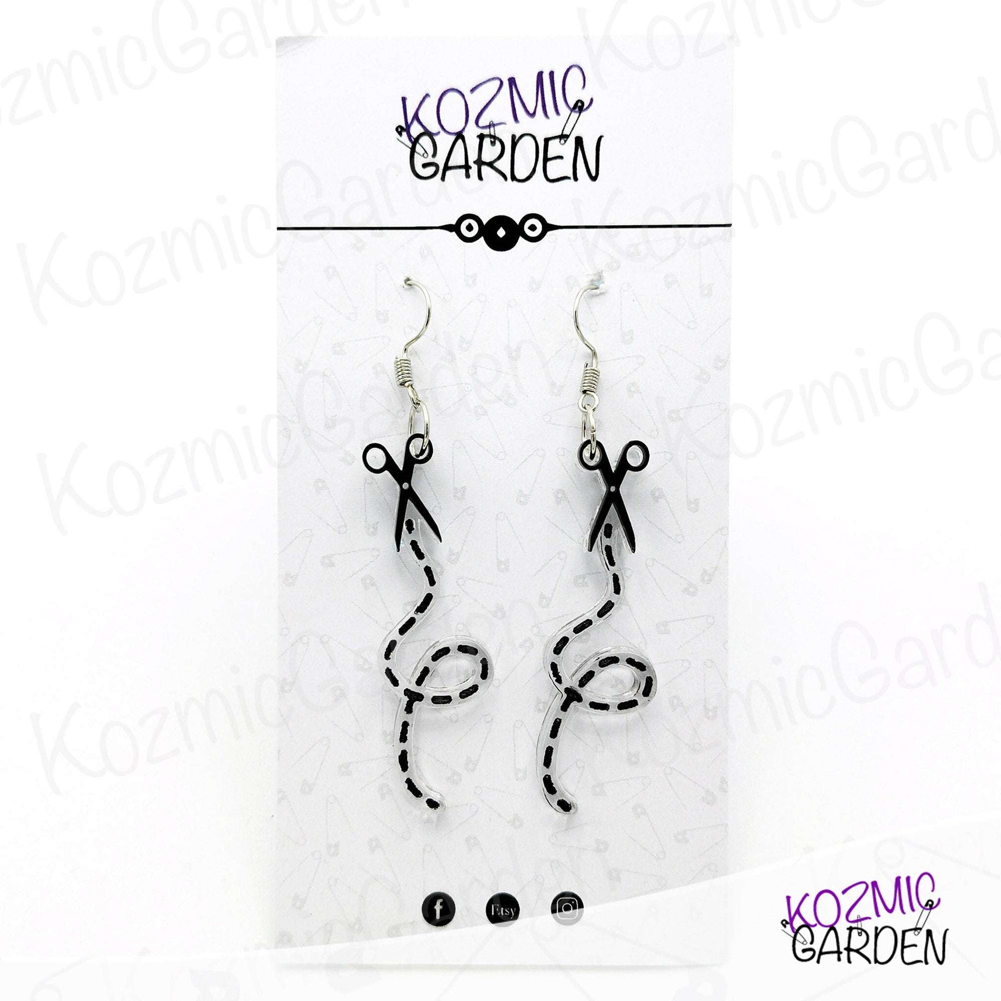 CUTTING SCISSORS EARRINGS | Snip, snip! Unleash your creativity!