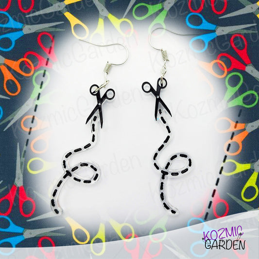 CUTTING SCISSORS EARRINGS | Snip, snip! Unleash your creativity!