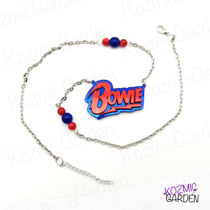 DAVID BOWIE LOGO NECKLACE | Ground control to fashionistas!