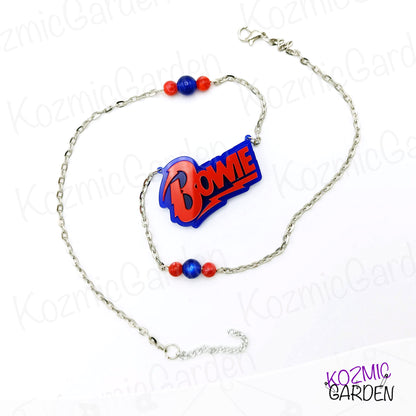 DAVID BOWIE LOGO NECKLACE | Ground control to fashionistas!