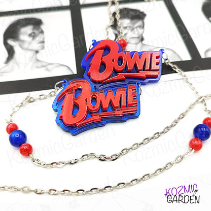 DAVID BOWIE LOGO NECKLACE | Ground control to fashionistas!