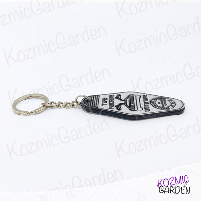 Back to the Future DeLorean Keychain – “Time Machine” OUTATIME – 80's Movie Accessory