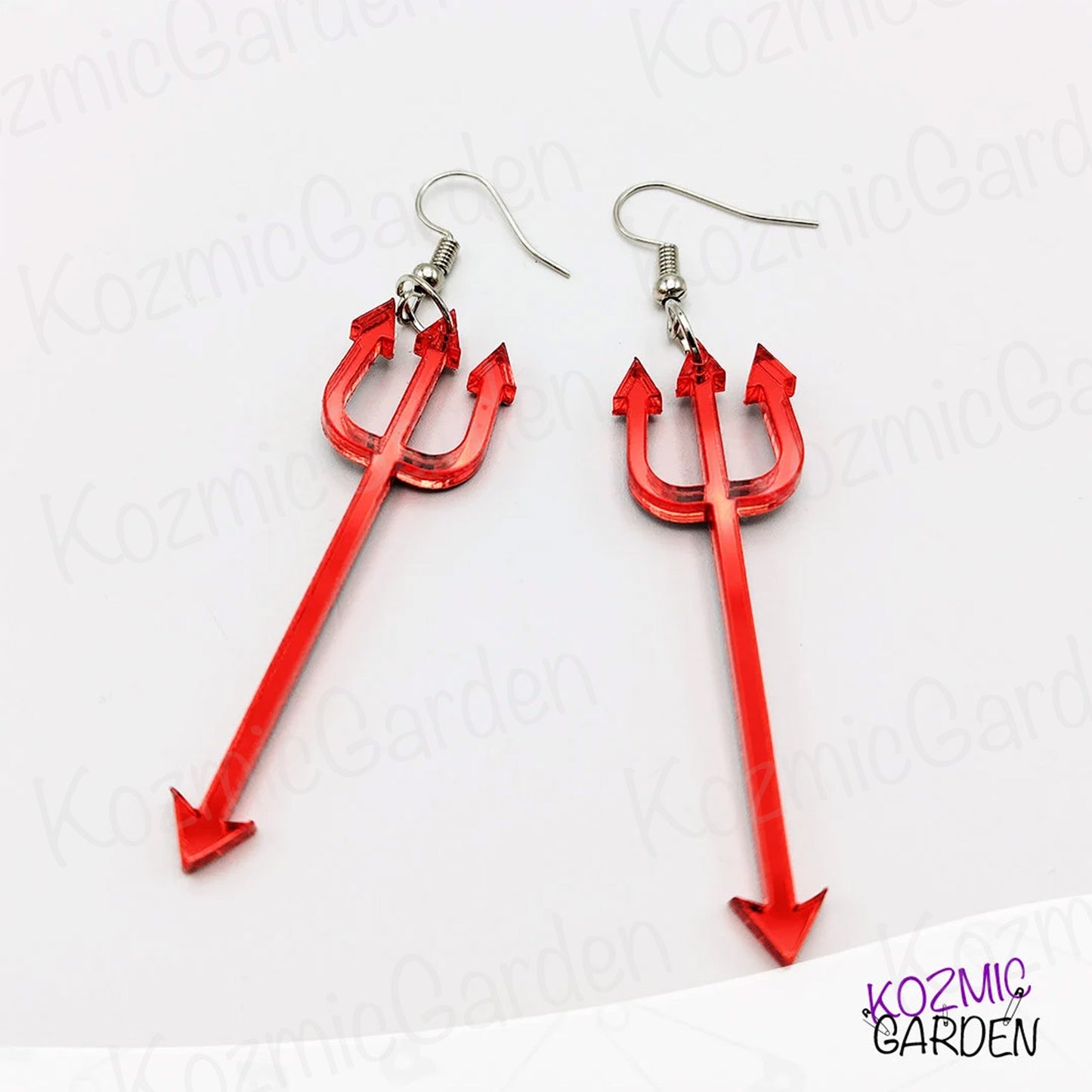 DEVIL'S TRIDENT EARRINGS | Embrace the Mischief with Devilish Charm!