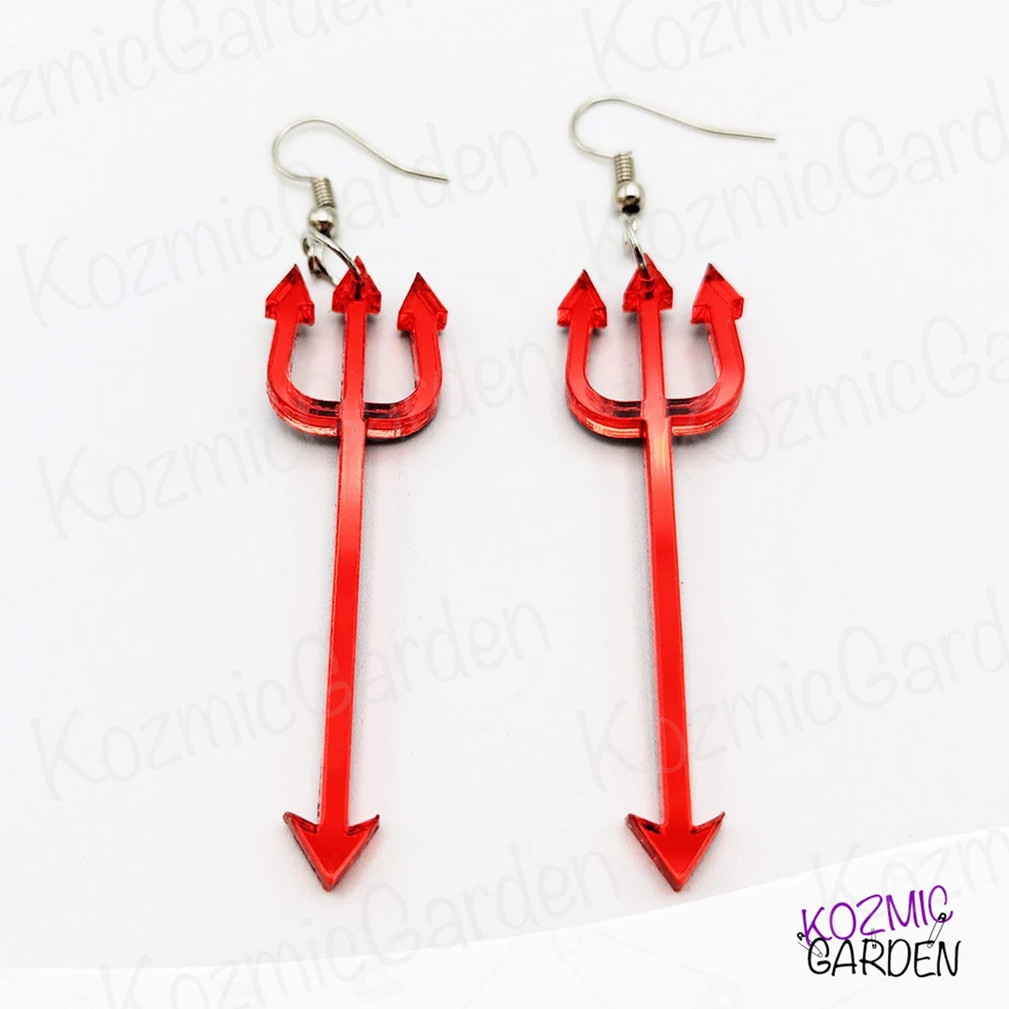 DEVIL'S TRIDENT EARRINGS | Embrace the Mischief with Devilish Charm!