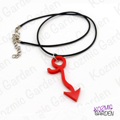 Red Demon Tail Earrings – Tiny Devils, Big Personality