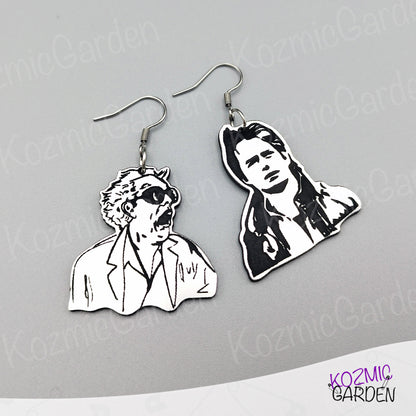 Doc and Marty McFly Earrings | Great Scott! Let's get Back To the Future!