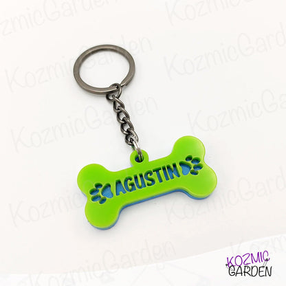 Dog Collar Tag and Keychain Set - Twinning with Your Pup!