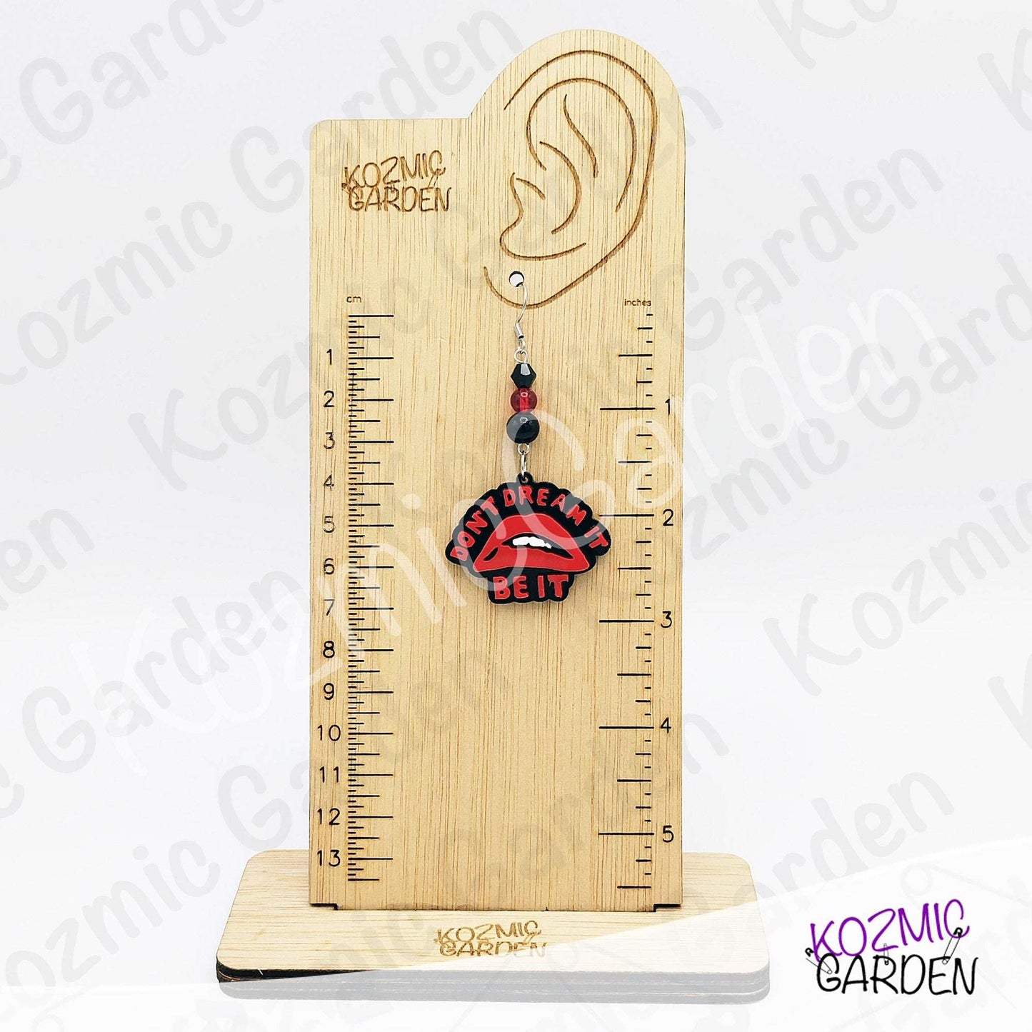 "Don't Dream It, Be It" Earrings - Rocky Horror Picture Show Inspired Lips Dangles