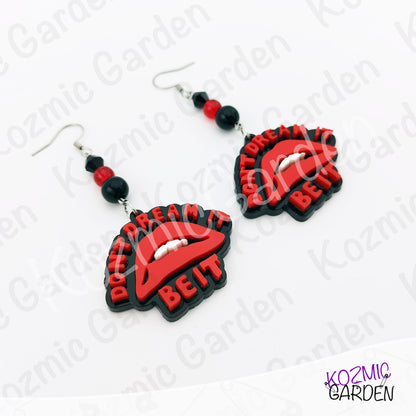 "Don't Dream It, Be It" Earrings - Rocky Horror Picture Show Inspired Lips Dangles