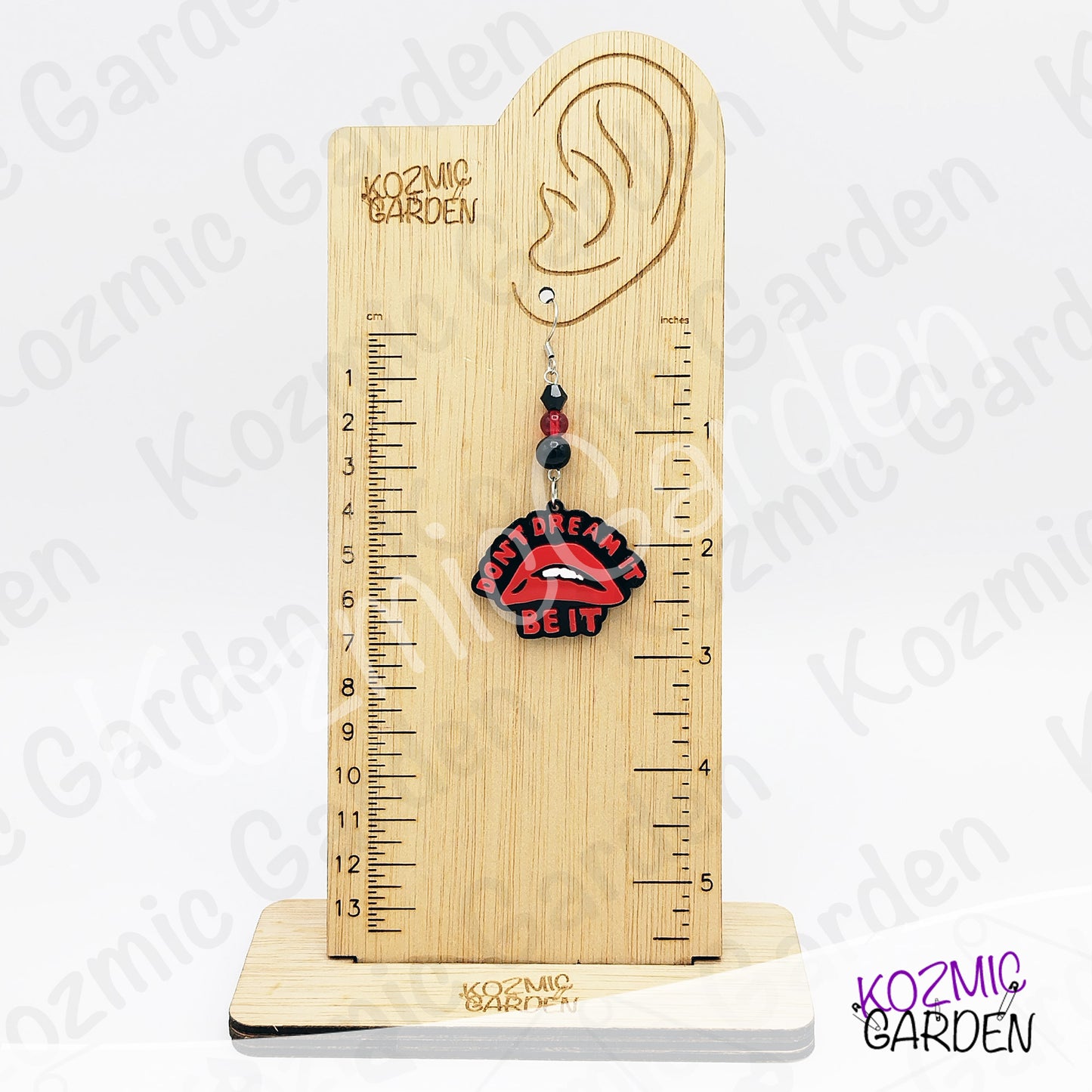 "Don't Dream It, Be It" Earrings - Rocky Horror Picture Show Inspired Lips Dangles