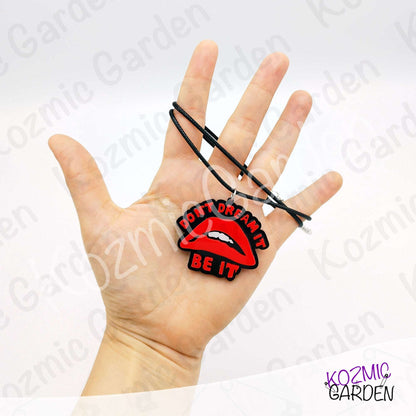 "Don't Dream It, Be It" - Rocky Horror Picture Show Lip Pendant Necklace