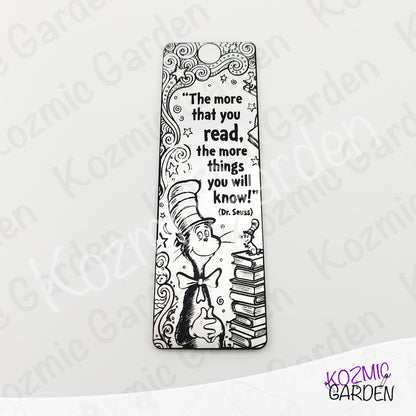 Acrylic Bookmark | Seuss-Inspired Reading Quote, Gift for Bookworms