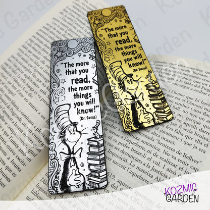 Acrylic Bookmark | Seuss-Inspired Reading Quote, Gift for Bookworms