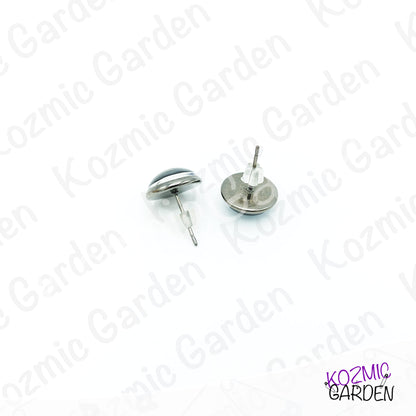 Hypnotic Dragon Eye Stud Earrings | Mystic Cabochon Fantasy Jewelry | Enchanted Magical Gift