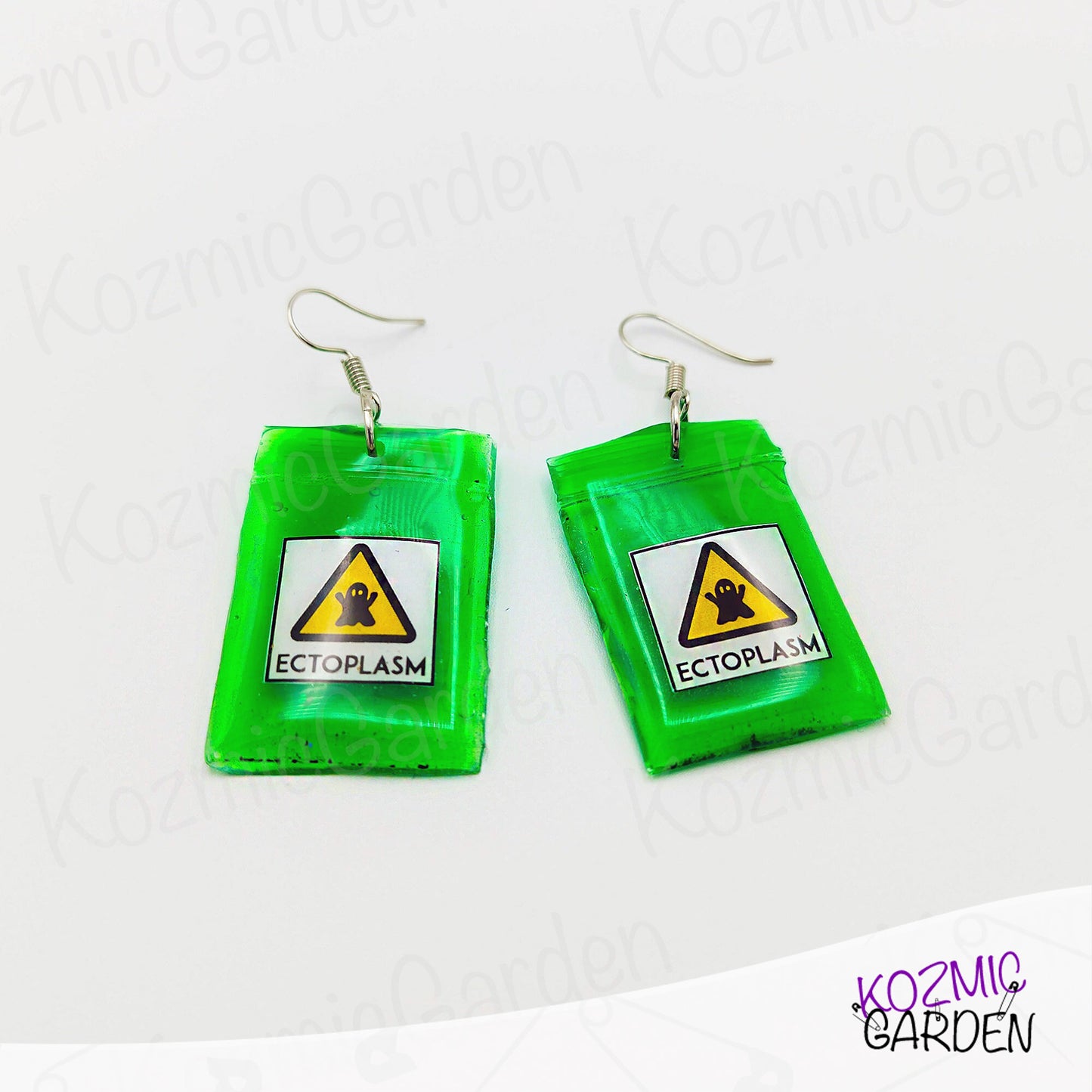 ECTOPLASM BAG EARRINGS | Capture the essence of the afterlife!