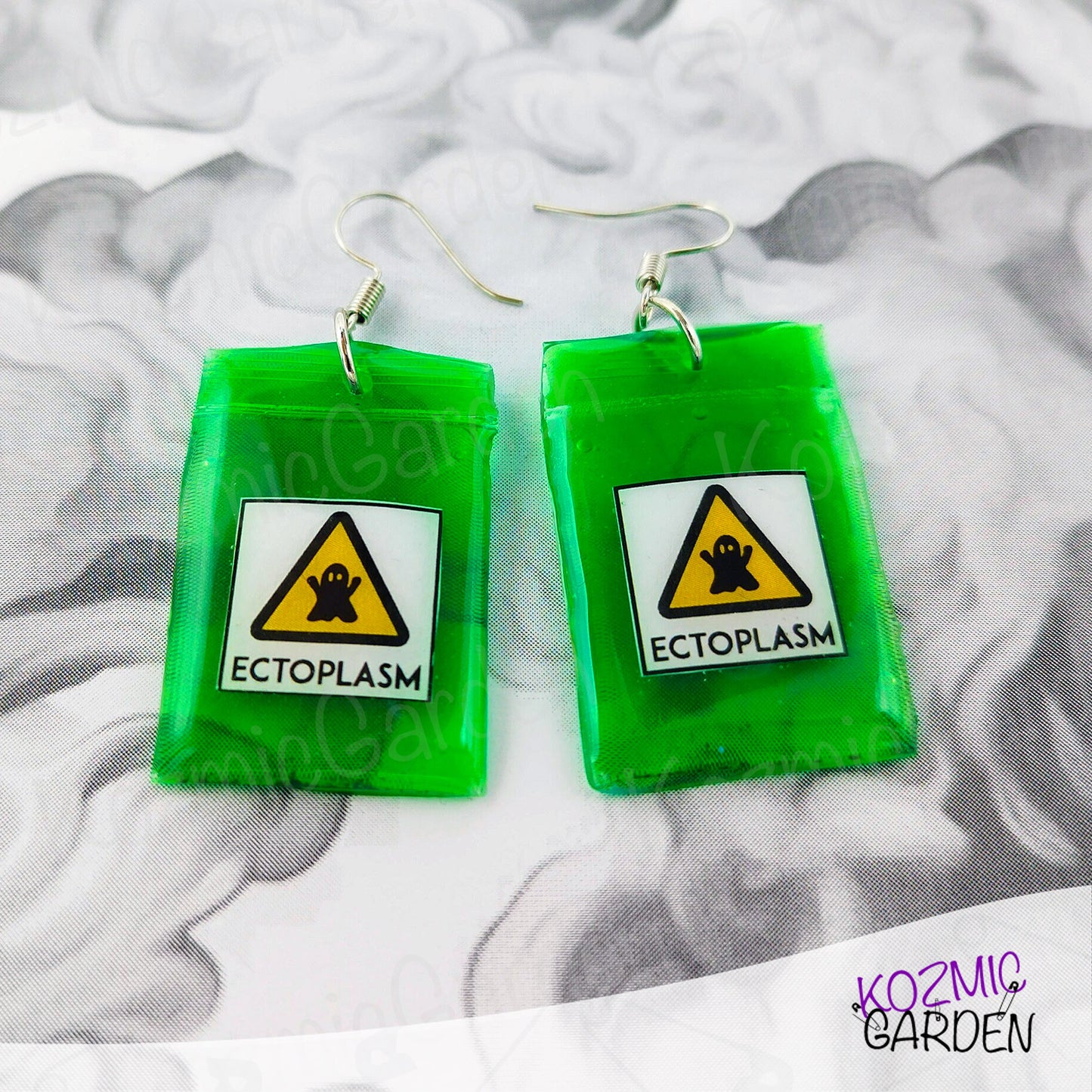 ECTOPLASM BAG EARRINGS | Capture the essence of the afterlife!