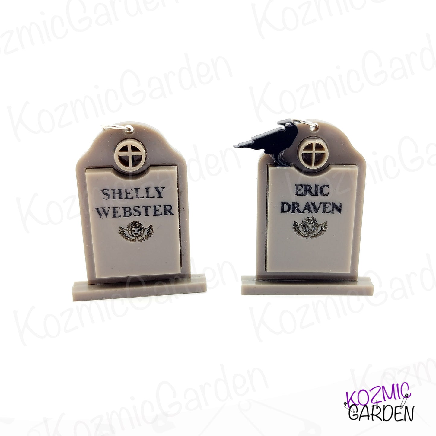 Eric Draven Tombstone Earrings | The Crow Inspired