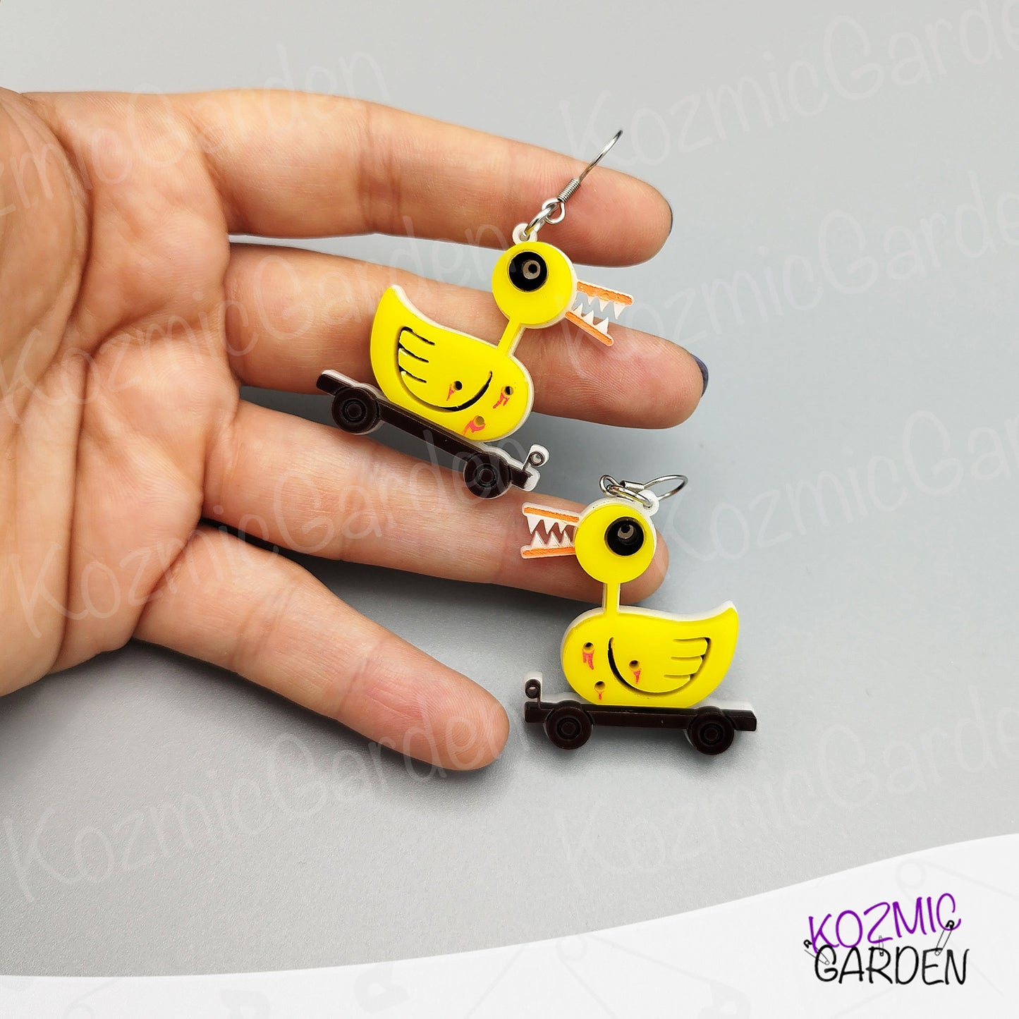 Evil Toy Duck Earrings | Nightmare Before Christmas