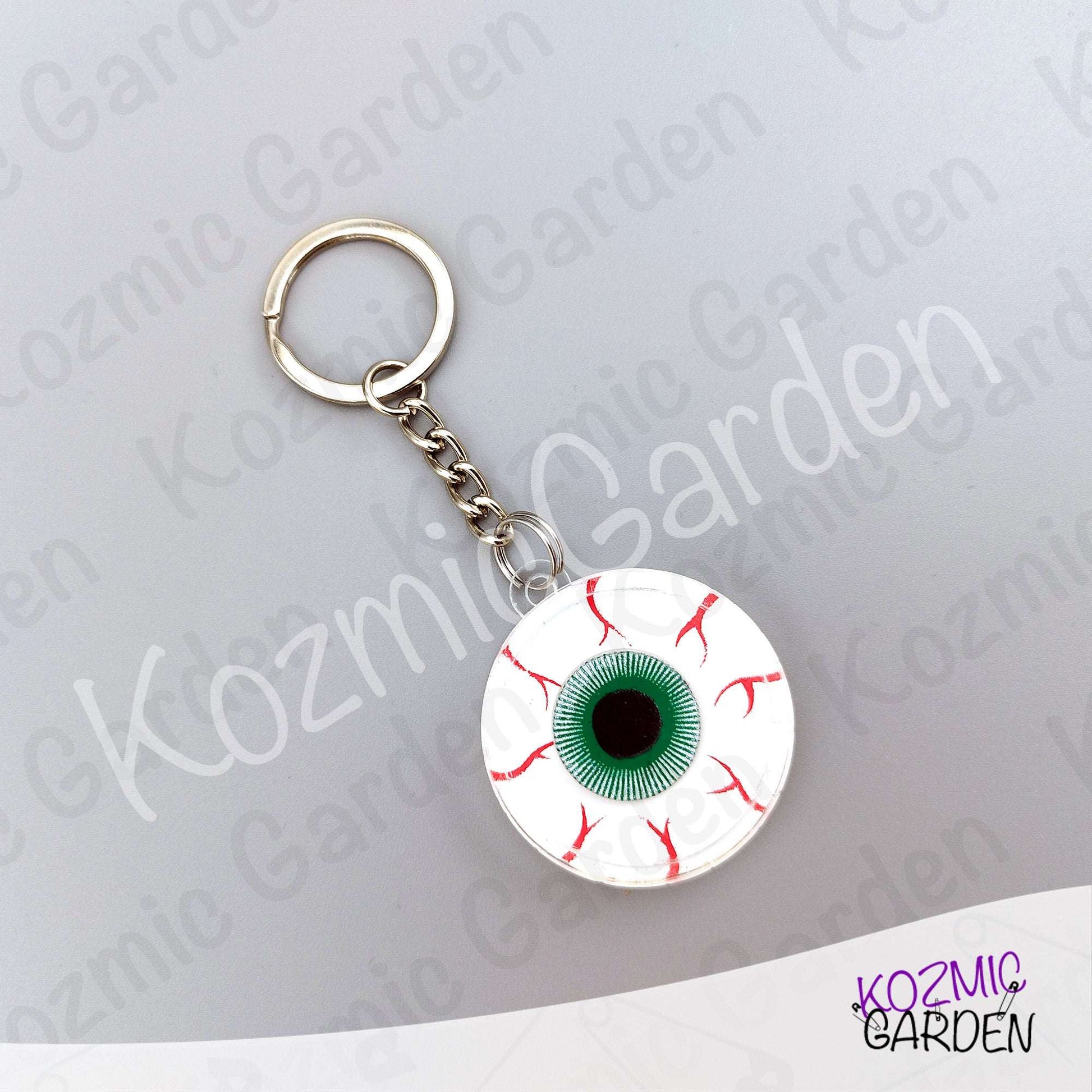 Eyeball Shaker Keychain