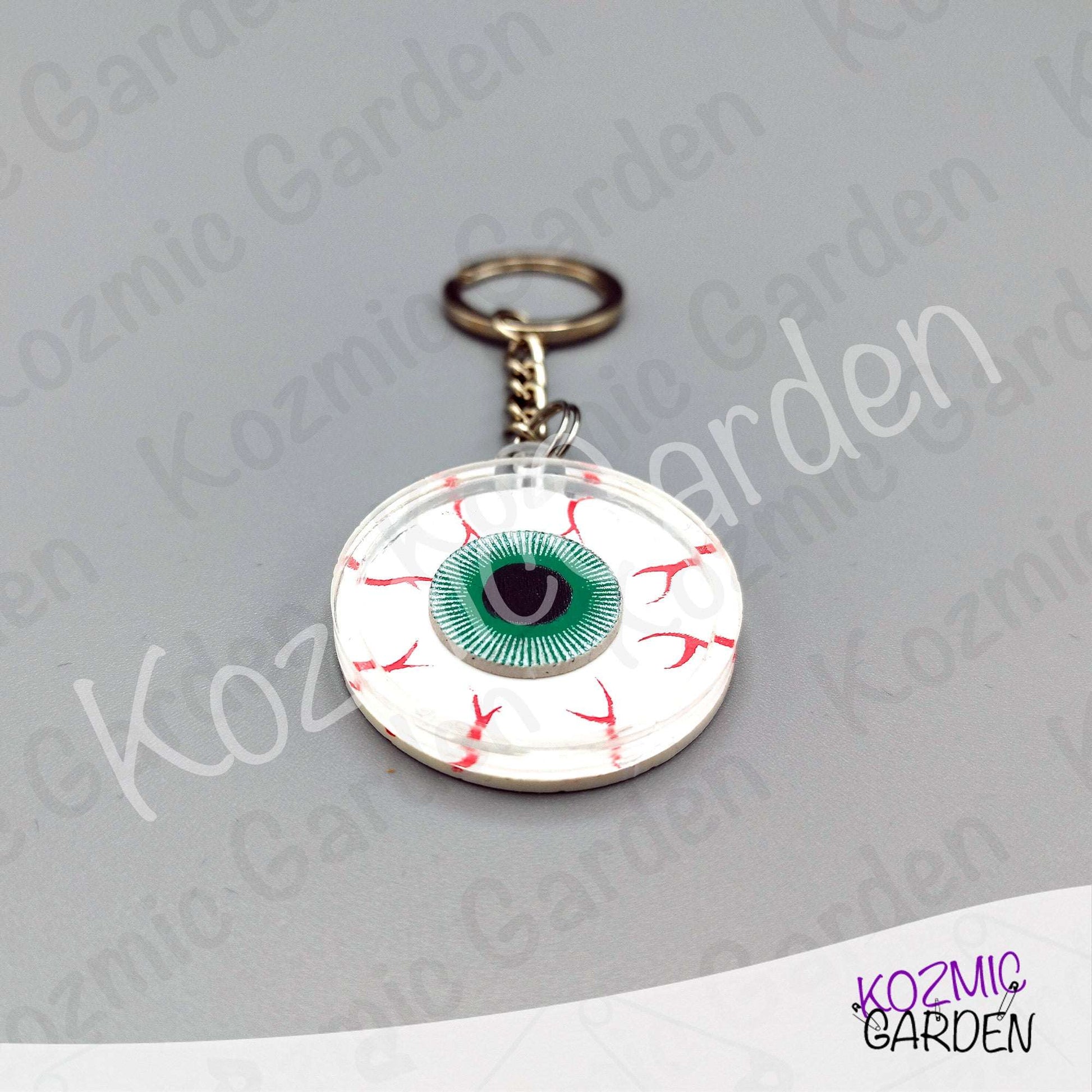 Eyeball Shaker Keychain