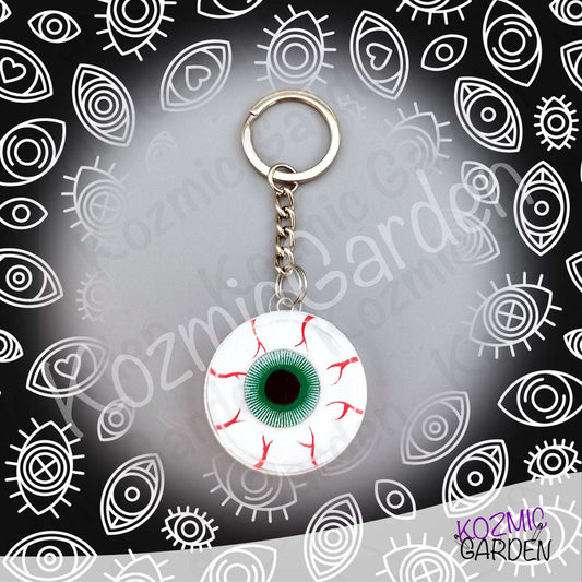Eyeball Shaker Keychain