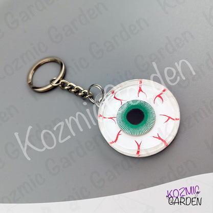 Eyeball Shaker Keychain