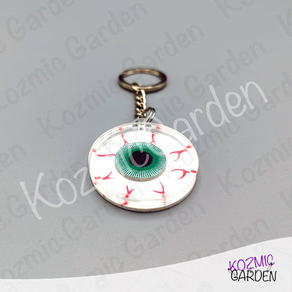 Eyeball Shaker Keychain