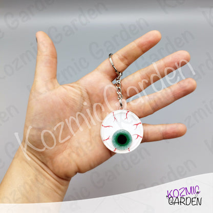 Eyeball Shaker Keychain