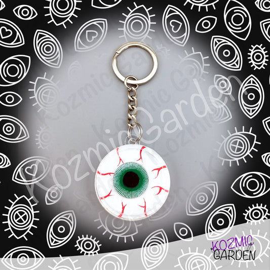 Eyeball Shaker Keychain