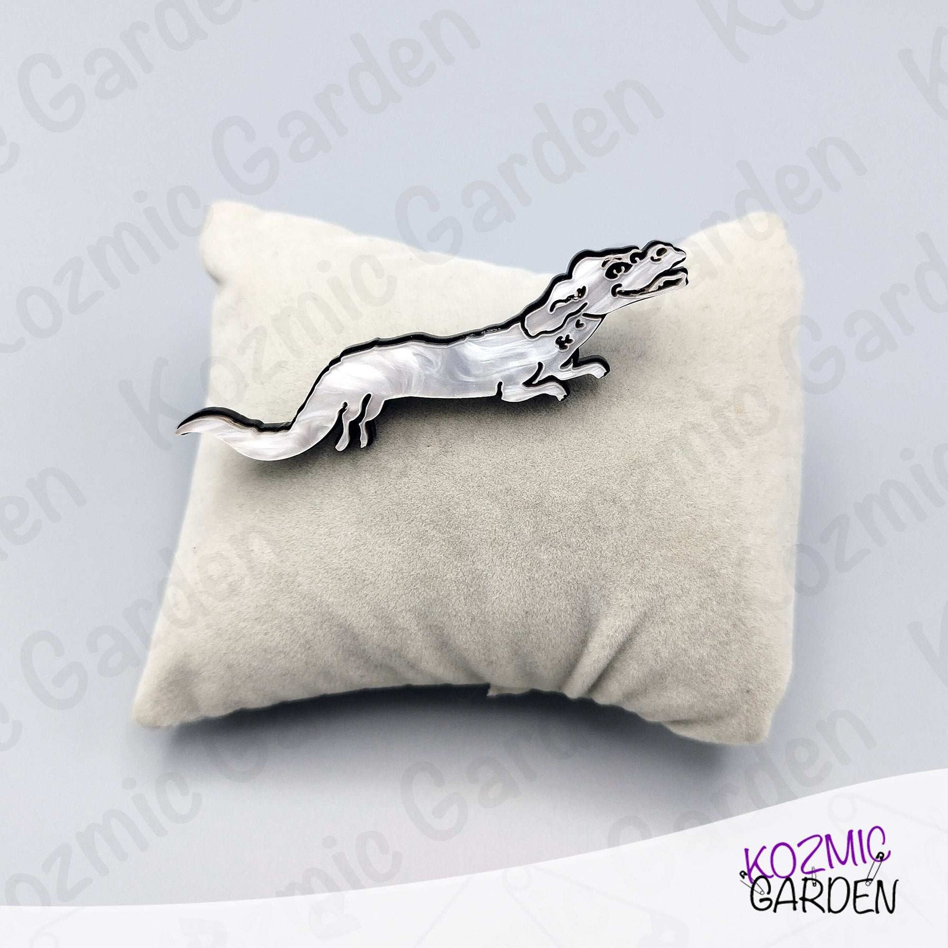 Falkor Brooch – The NeverEnding Story 80s Movie Jewelry – Fun Nostalgic Fantasy Accessory