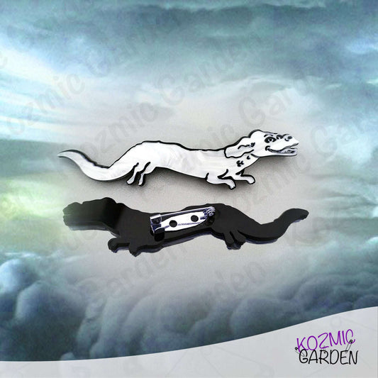 Falkor Brooch – The NeverEnding Story 80s Movie Jewelry – Fun Nostalgic Fantasy Accessory