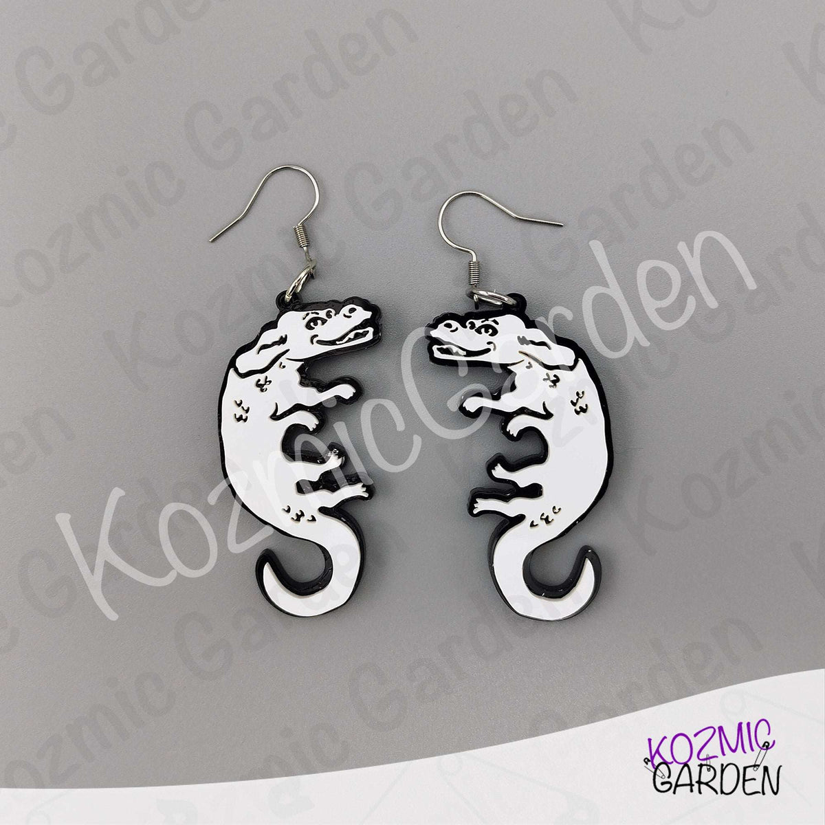 Falkor Earrings | Neverending Story Laser-Cut Dangles