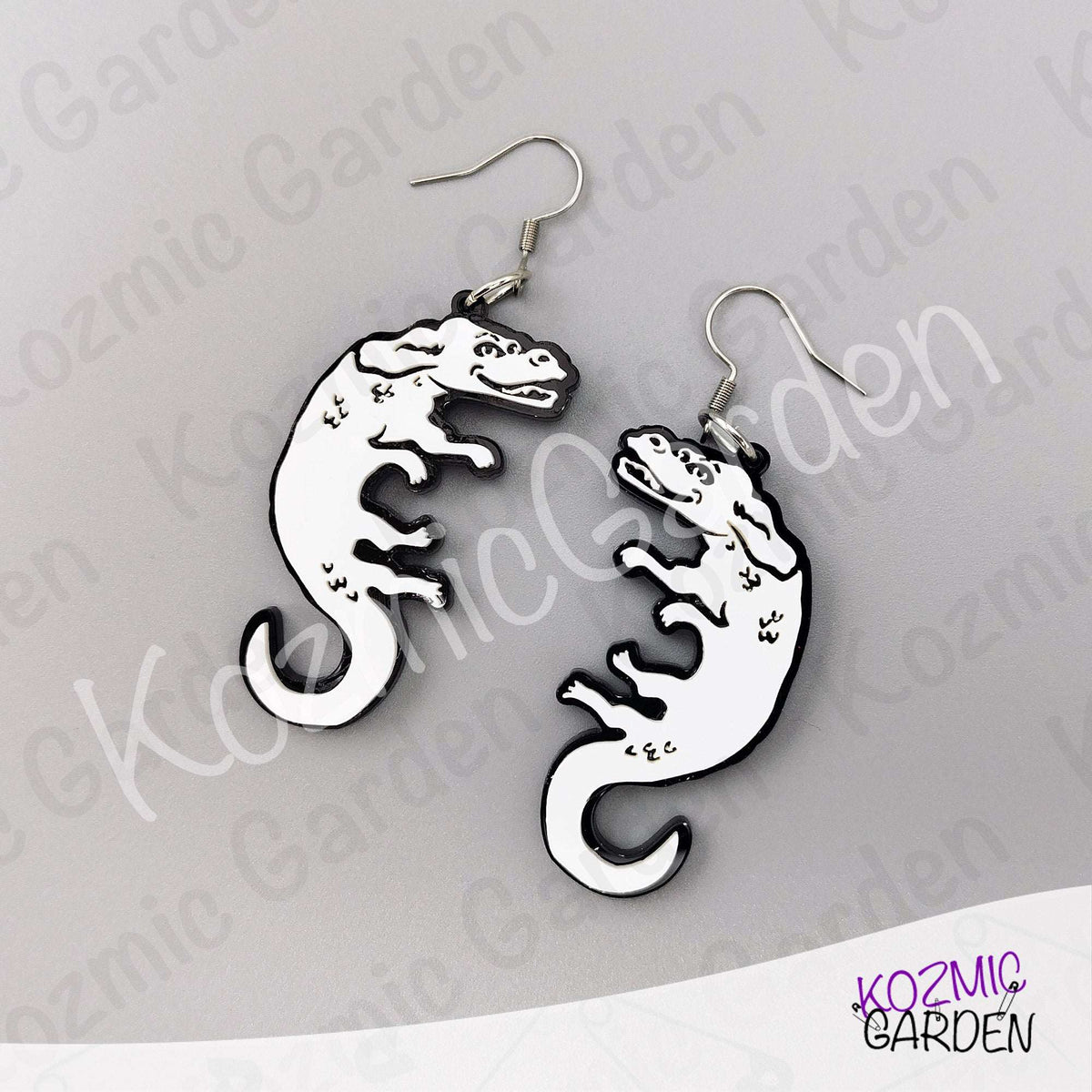 Falkor Earrings | Neverending Story Laser-Cut Dangles