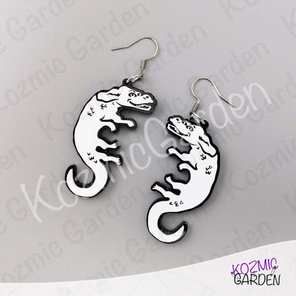 Falkor Earrings | Neverending Story Laser-Cut Dangles